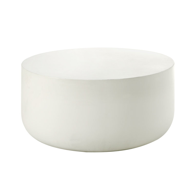 Table basse ronde en ciment 31 po