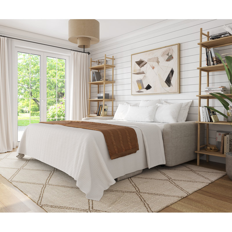 Canapé-lit 85 po avec matelas double Killian, Mélange de danses naturelles