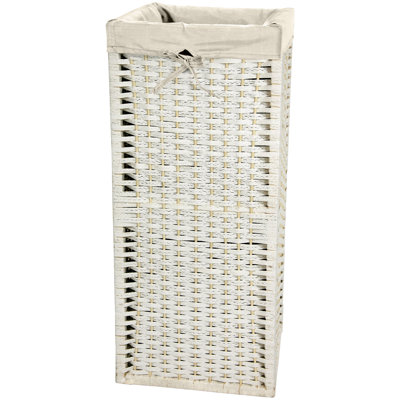 Panier à linge en osier