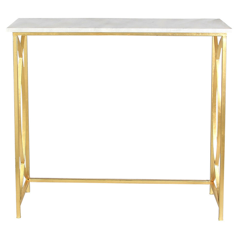 New Orleans 41'' Console Table, Carrera Marble