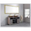 Miroir rectangulaire surdimensionné avec éclairage antibuée et à intensité variable pour salle de bain, salle de sport et studio de danse-493698346-493698349