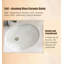 Meuble-lavabo en bois d'hévéa de style américain avec plateau en marbre