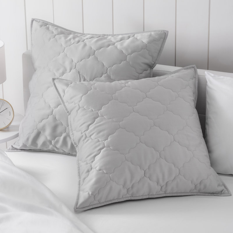 Taie décorative 100% coton Emerson, Gris