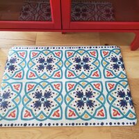 Tressa Boho Tile Anti-Fatigue Mat World Menagerie