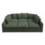 Canapé modulaire rembourré en velours côtelé Wynter-303940180