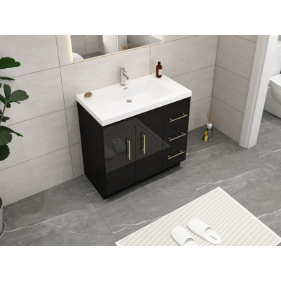 Meuble-lavabo simple 36 po Carliss