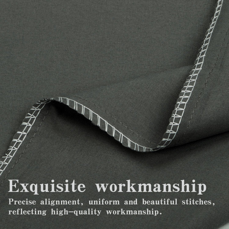 4PC 1800 Series Soft Microfiber Sheet Set, Queen Sheet Set with 2 Pillowcases, Dark Gray