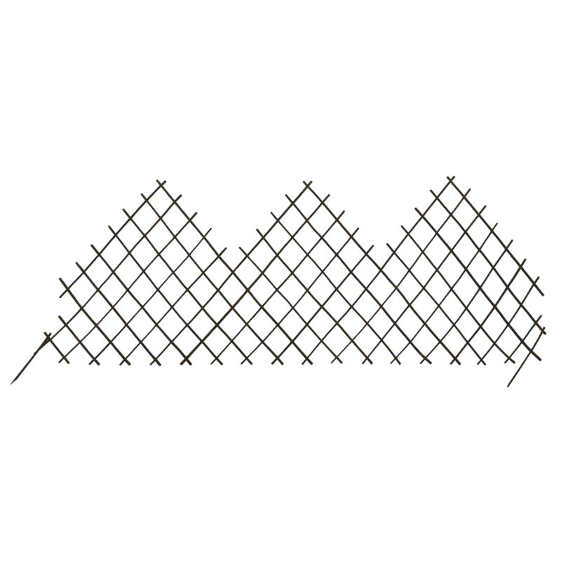 Chadha 75cm H x 170cm W Brown Wood Fence Panels