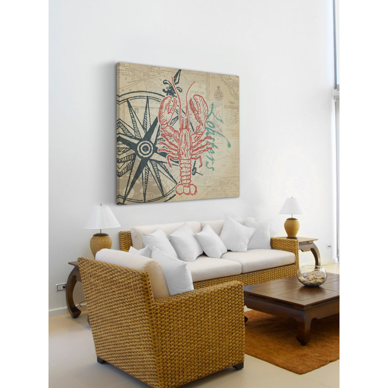Fresh Lobster 2 - Wrapped Canvas Print, 101cm H x 101cm W x 3.81cm D