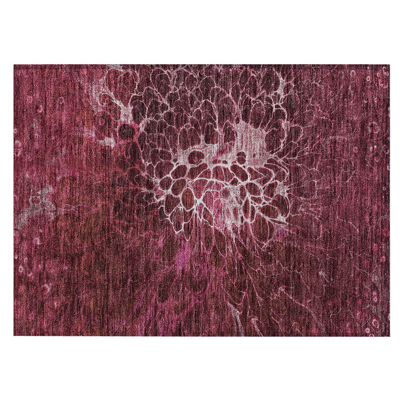 Tiliyah Abstract Indoor / Outdoor Rug, Rectangle 1'8" x 2'6"