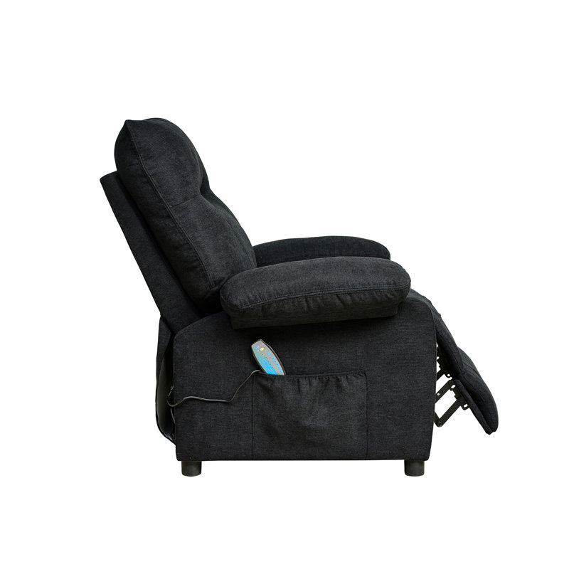 Fauteuil inclinable Ronzell, Noir