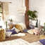 Summer Swirl Accent Stool