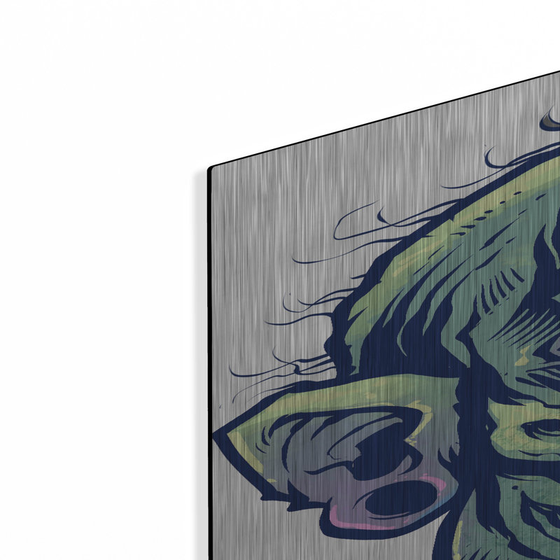 " Zombie Pattern Head 07 " Print, 36" H x 24" W