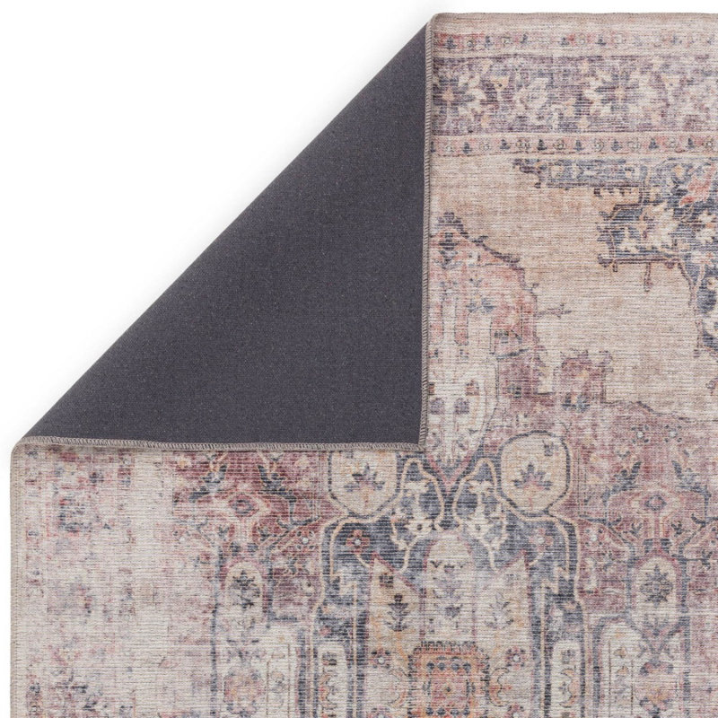 Lila Traditional Abstract Bordered Floral Persian Rug For Living Room And Bedroom, Rectangle 120 x 170cm
