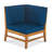 Patio Corner Chair, Blue-746235877