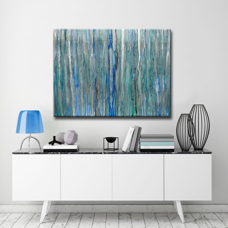 " Arctic Rain " by Norman Wyatt Jr. Acrylic Print, Wrapped Canvas, 16" H x 20" W