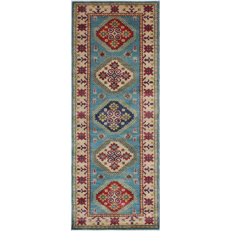 Runner Aleecia Geometric Hand Woven 84cm X 247cm Area Rug