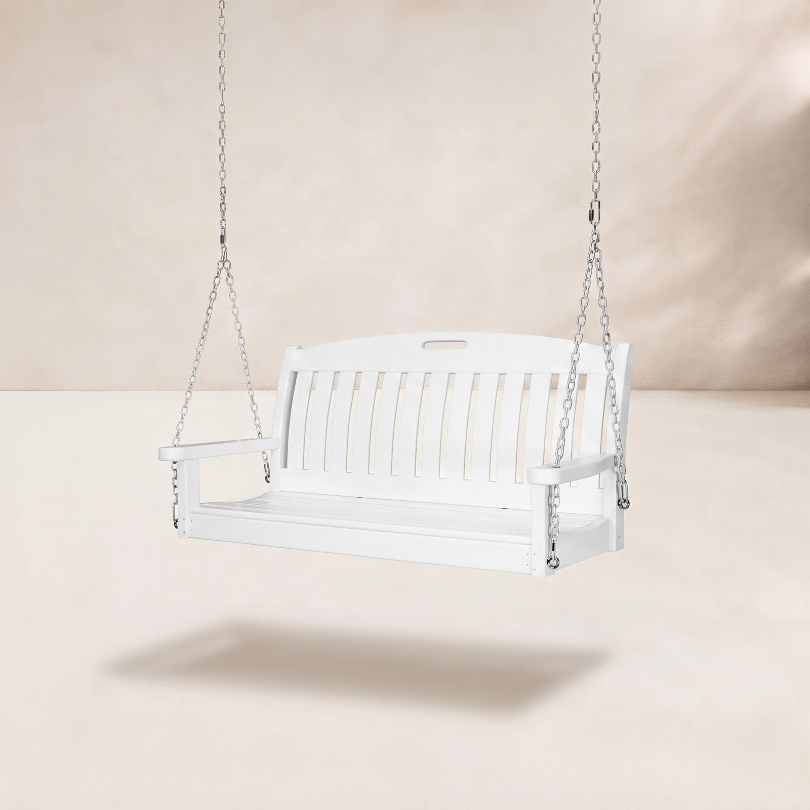 POLYWOOD® Nautical Swing, White