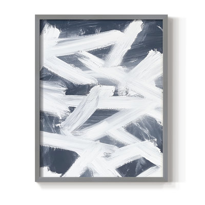 Abstrait XXVII, reproduction encadrée - prête à être accrochée - fabriquée aux États-Unis