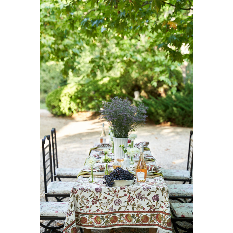 Louise Tablecloth - Multicolor - 59" x 86", 142" L x 71" W
