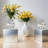 Dinita Round Blue Spot Ceramic Table Vase