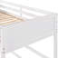 Lit mezzanine simple en bois massif blanc avec. And Build. Aucun sommier ni base requis. 14 lattes pour un soutien accru. Barrières de sécurité. 79,5 po x 41,8 po 67,5 po. Assemblage requis - blanc. Fabrication-421229010