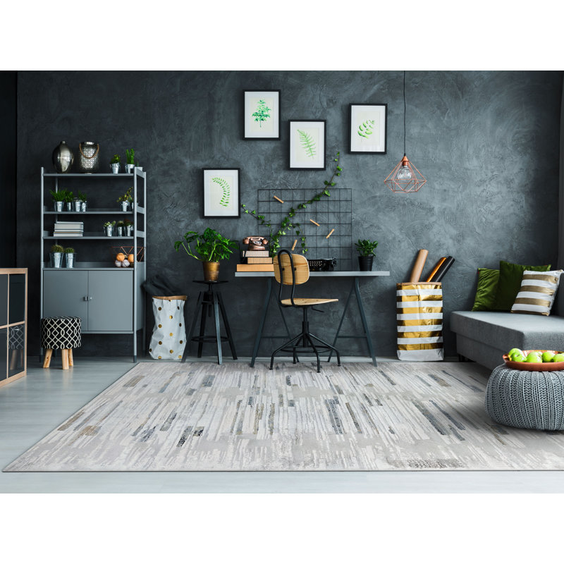Tapis rectangulaire Reha, Rectangle 5 pi 2 po x 7 pi