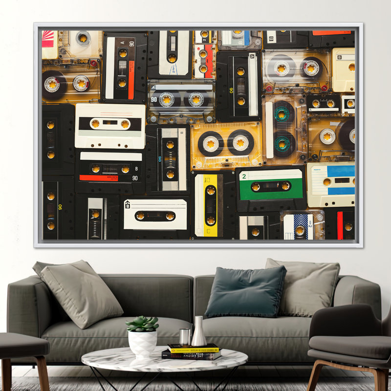 Print on Canvas, 20 cm H x 30 cm W, White Floater Framed