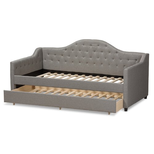 Darby Home Co Freddie Upholstered Daybed with Trundle & Reviews | Wayfair