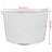 vidaXL Laundry Basket Ø23.6x14.2" Cotton-1148344955