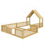 Lit double pleine grandeur, lit double double avec porte et garde-corps pleine longueur, conception multifonctionnelle, naturel-30515514-30515518