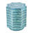 Stool with Capiz Design, Blue Multi