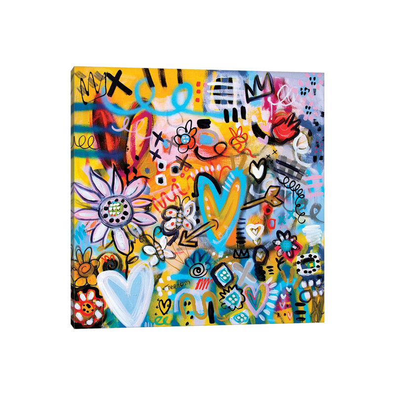 Immersed In Optimism II - reproduction d'art murale encadrée, Toile tendue, Ne s’applique pas, H 12 po x l 12 po