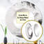 Quannell White Twist Watercolor IV - miroir de peinture abstraite, miroir mural décoratif rond moderne, impression d'art en métal-1544950497