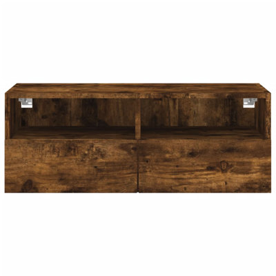Unfinished TV Stand for TVs up to 28" with Fireplace Included