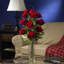 Agencement de fleurs roses avec vase
