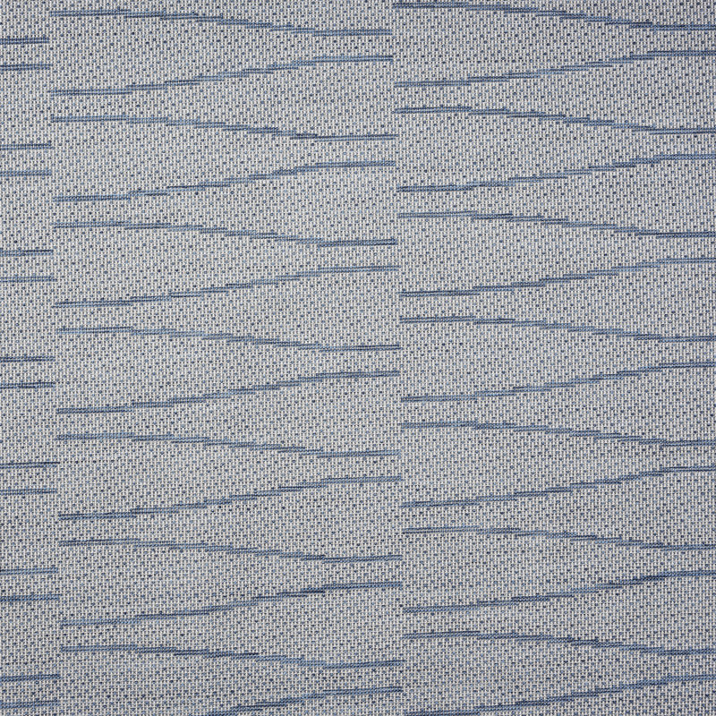 Nicole Miller New York Patio Country Willow Geometric Indoor/Outdoor Area Rug, Blue/Gray, Rectangle 7'9" x 10'2"