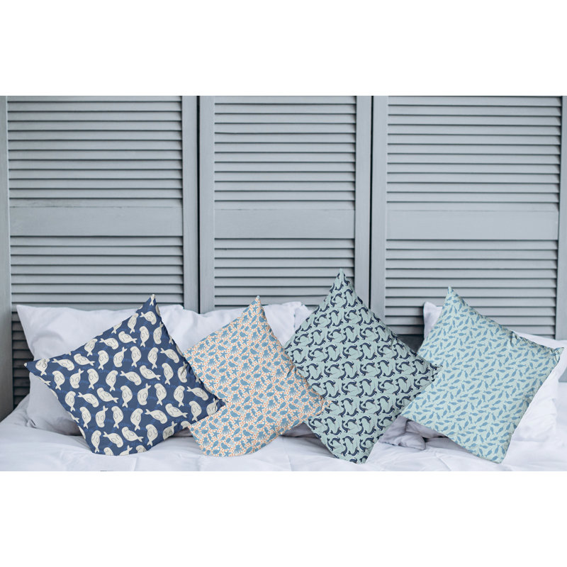 Ensemble de housse de coussin 4 pièces, 16" x 16"