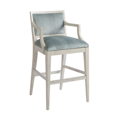 Newport Upholstered Stool with Metal Frame
