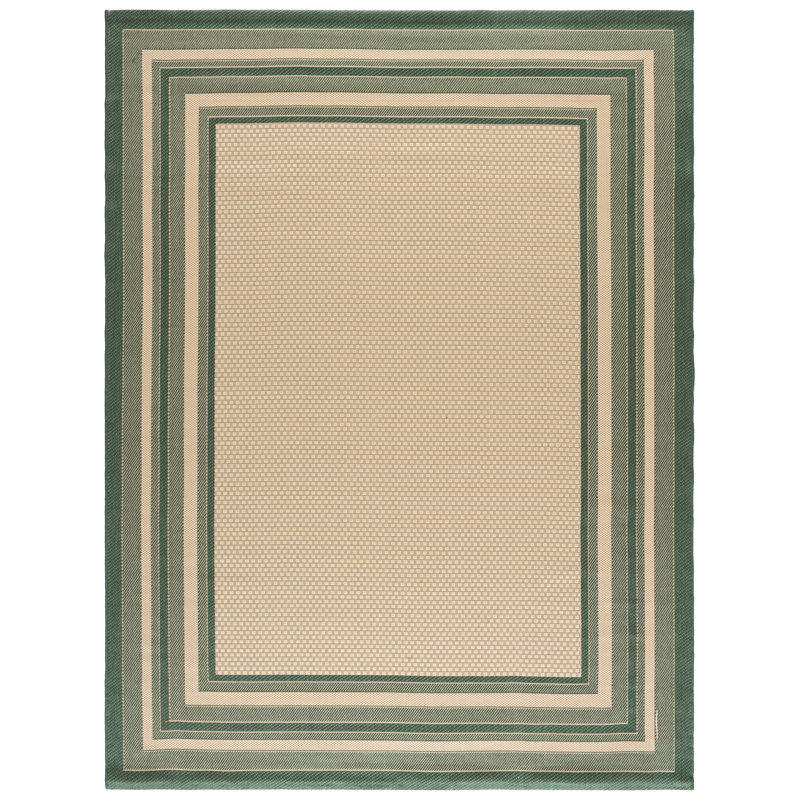 Courtyard Performance Geometric Indoor/Outdoor Area Rug, 8'-0" X 10'-0" Rectangle