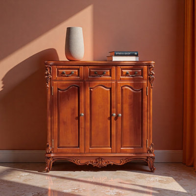 Classic American style storage shoe cabinet