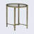 Allyance Glass Top End Table