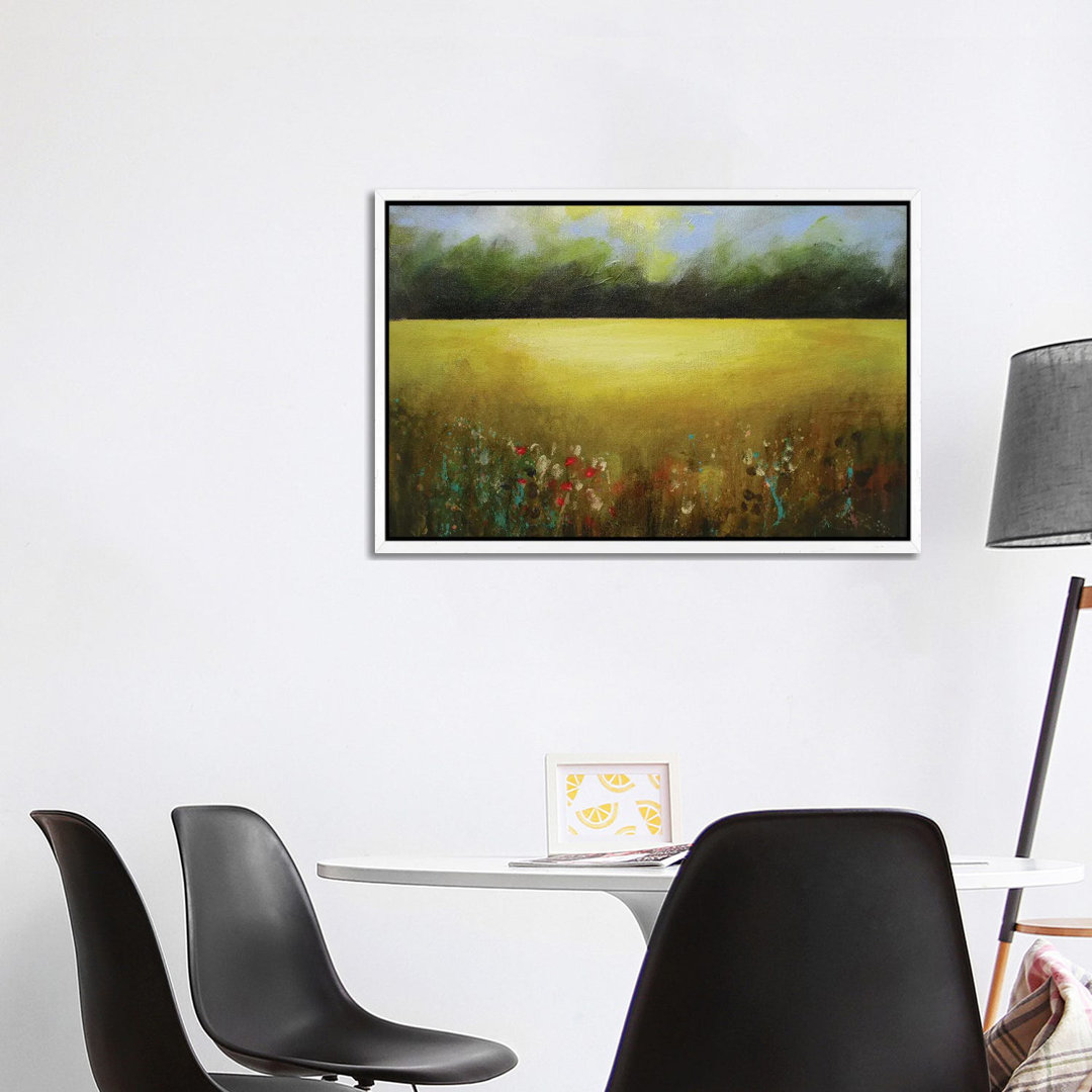 Goldene Wiese von Heidi Clawson - Galerie-verpackte Leinwand Giclée auf Leinwand