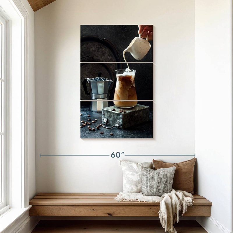 Yarlin Iced Coffee, 45" H x 28" W