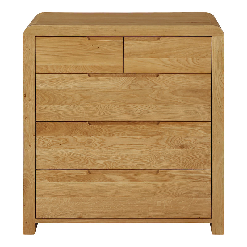 Bruner 85cm W 5 - Drawer Chest of Drawers