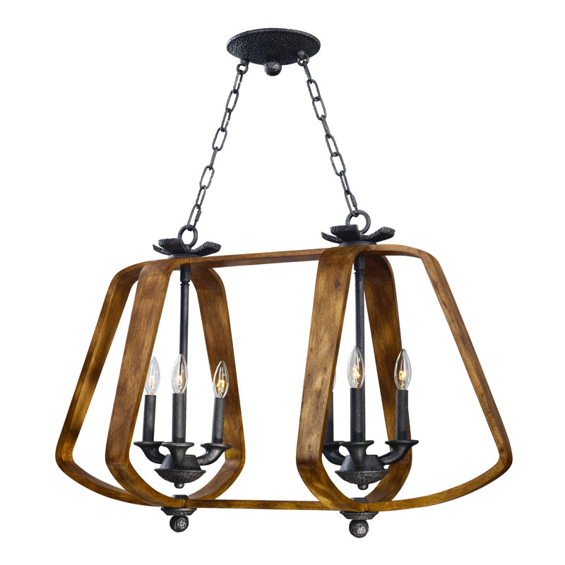 Calana 6 - Light Dimmable Geometric Chandelier