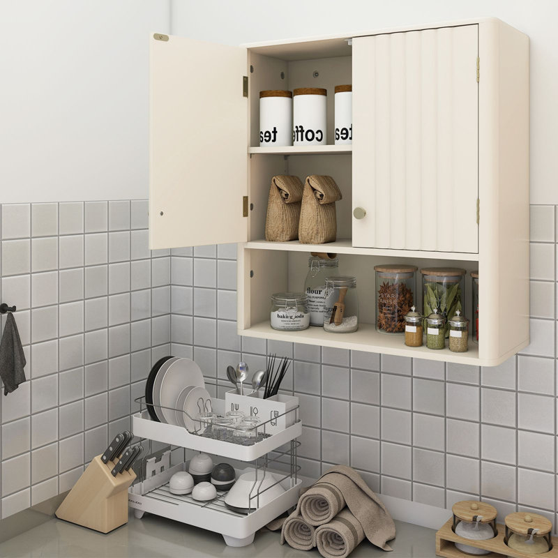 Wall Bathroom Cabinet, Beige