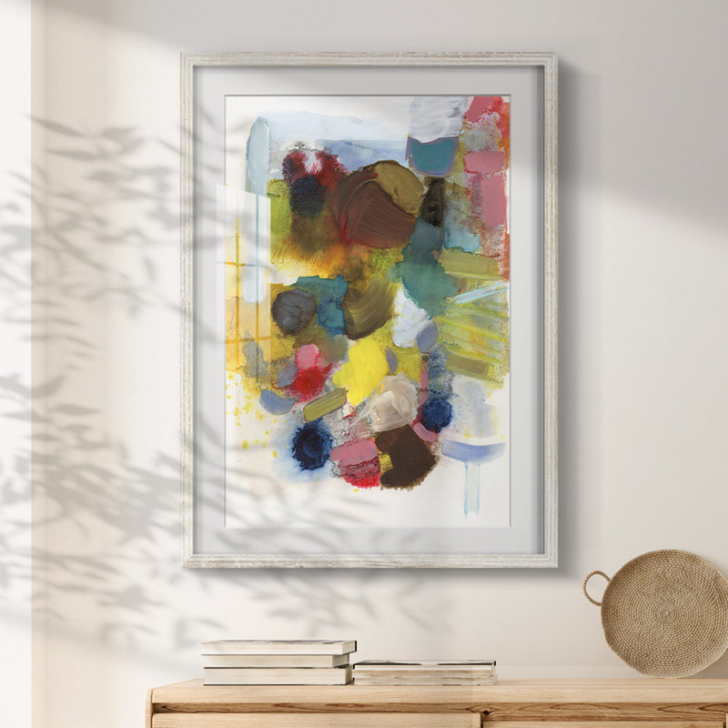 Tout à la fois - impression encadrée, H 19,5 po x l 16,5 po, Blanc