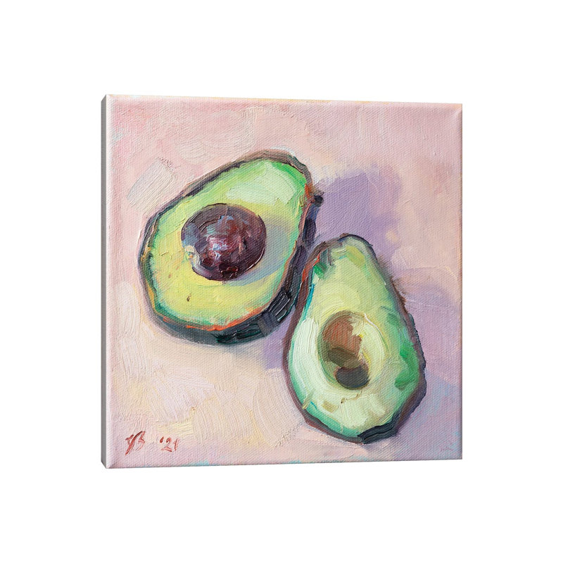 Avocado 1 Piece Wrapped Canvas Painting, 30.48 cm H x 30.48 cm W