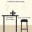 Tabouret de bar pivotant Washington-1743978076
